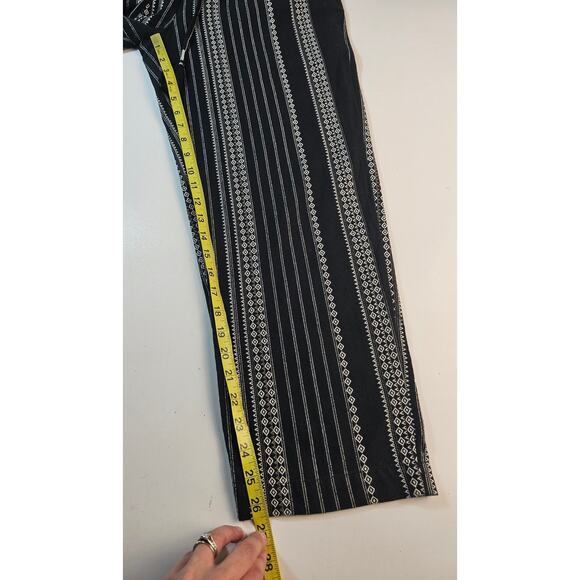 Anthropologie patch pocket ankle crop pants drawstring waist boho comfort small - Picture 10 of 11